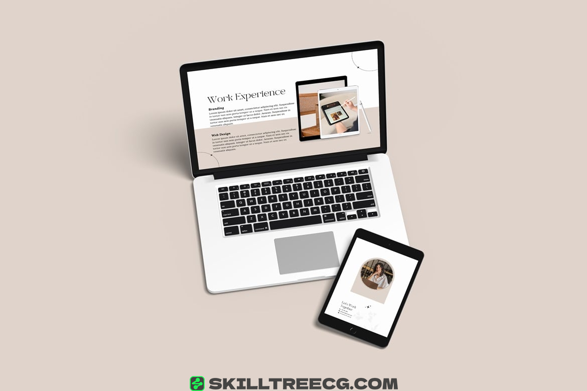 图片[4]-MacBook and iPad Mockup（826342）-技能树
